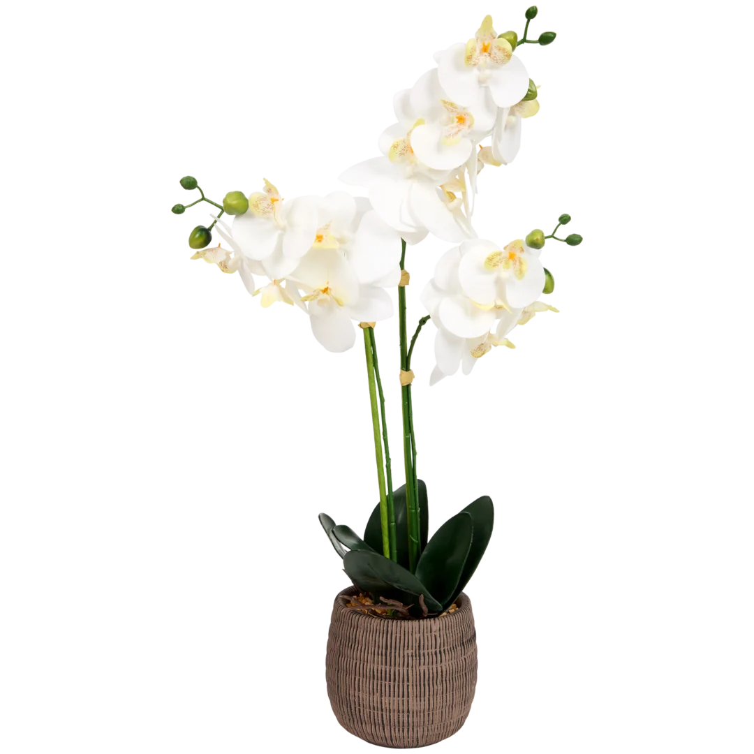Sztuczna orchidea w doniczce