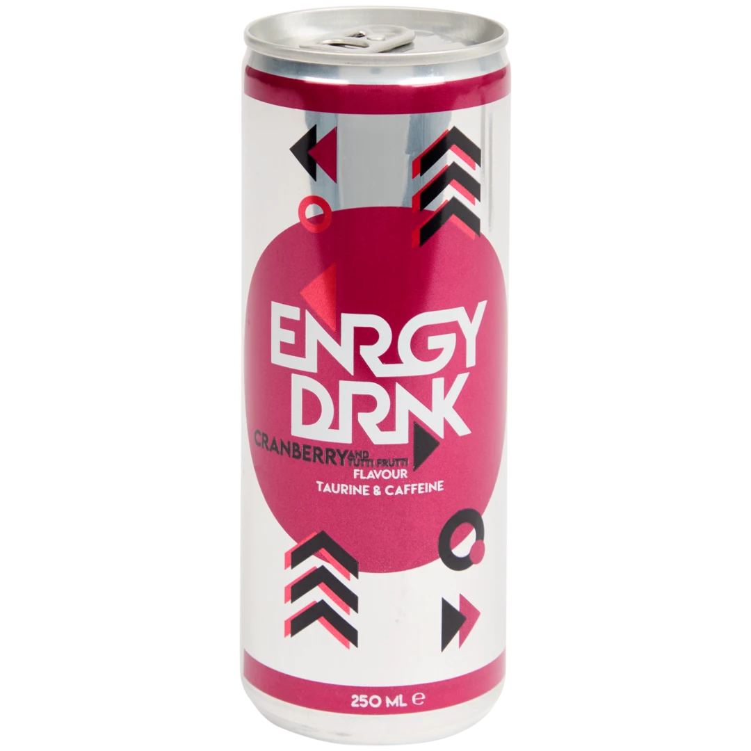 Energetický nápoj Cranberry & Tutti Frutti 1
