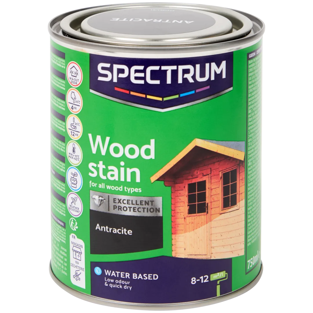 Spectrum dekkende beits antraciet 1