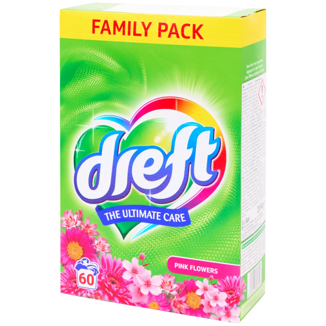 Dreft waspoeder Pink Flowers 1