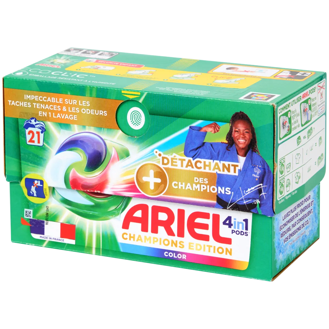 Capsules de lessive 4-en-1 Ariel Color