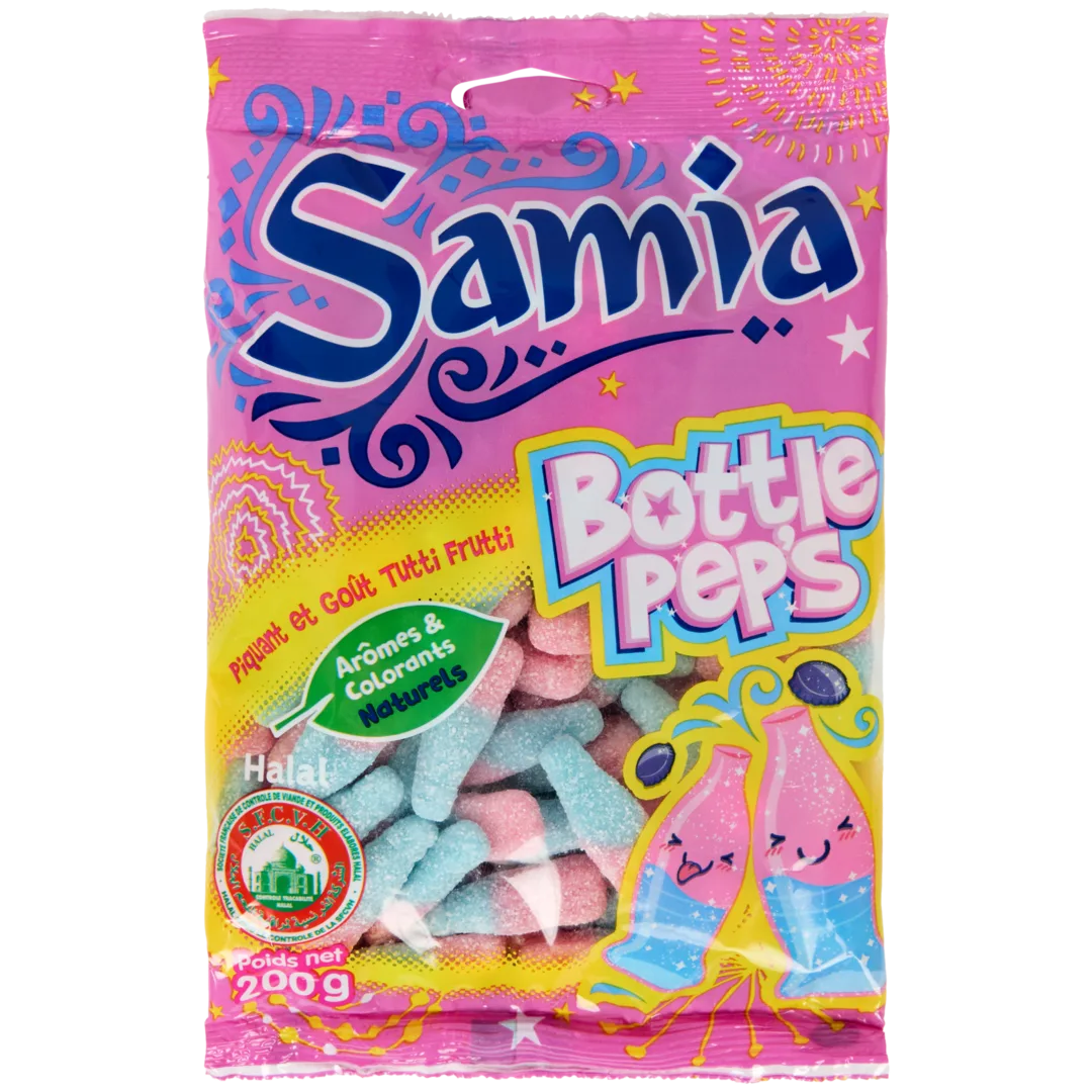 Bonbons bouteilles acidulées Samia 1