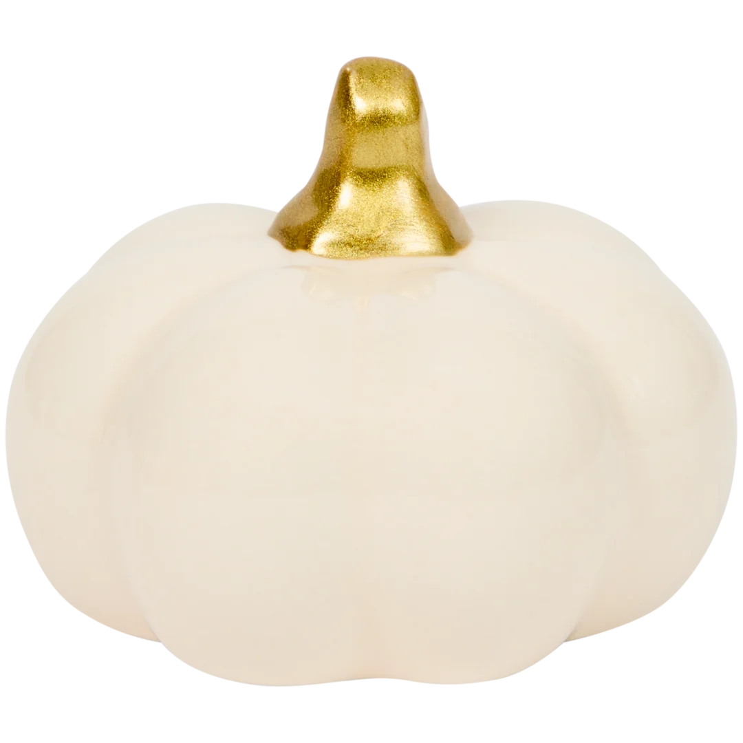Statuetta autunnale in ceramica