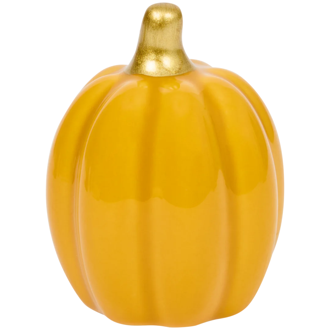 Statuetta autunnale in ceramica