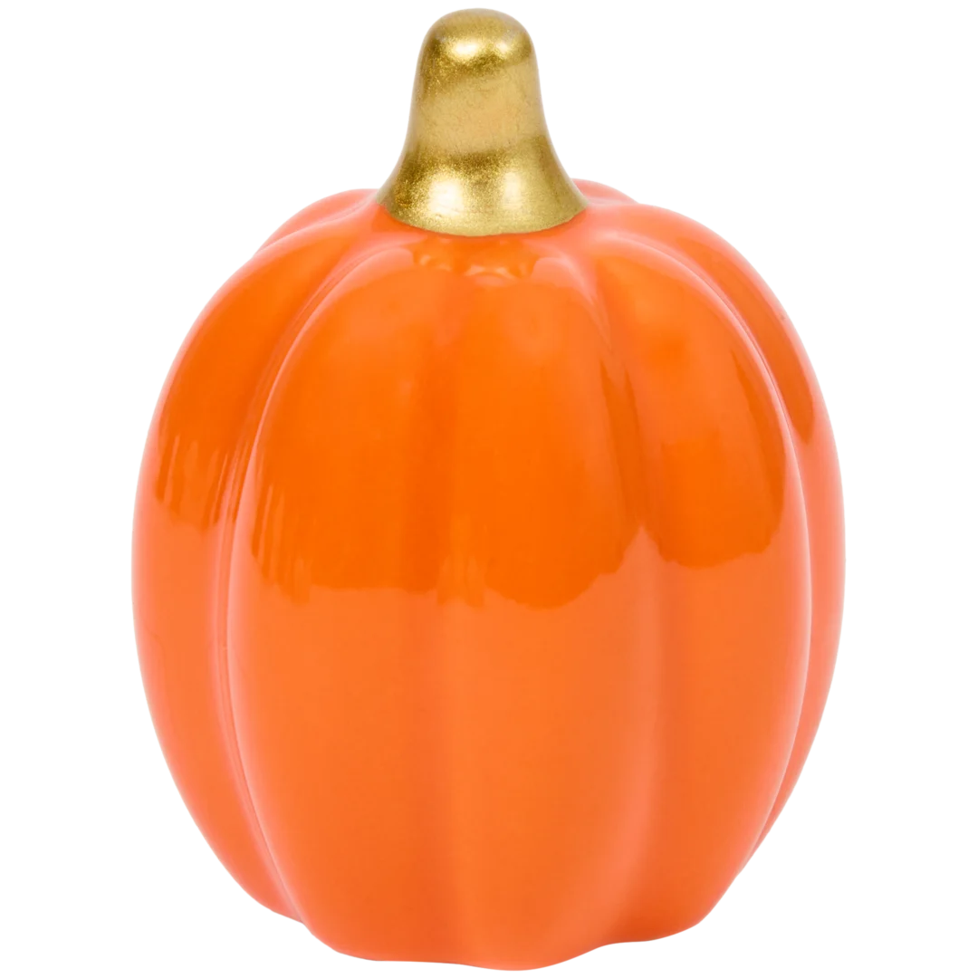 Statuetta autunnale in ceramica
