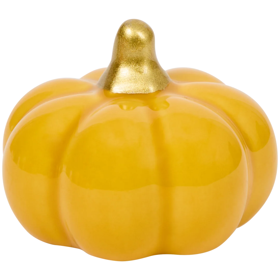 Statuetta autunnale in ceramica