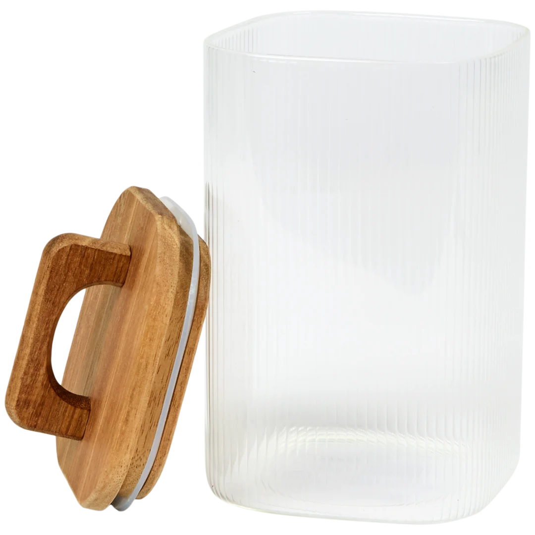 Glazen voorraadpot 2