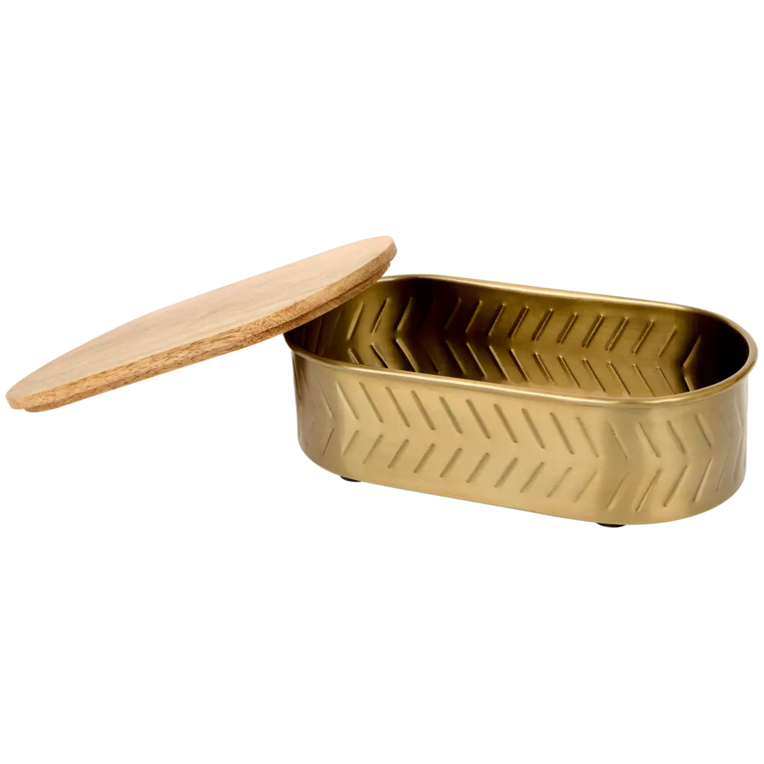 Aufbewahrungsbox mit Holzdeckel 2