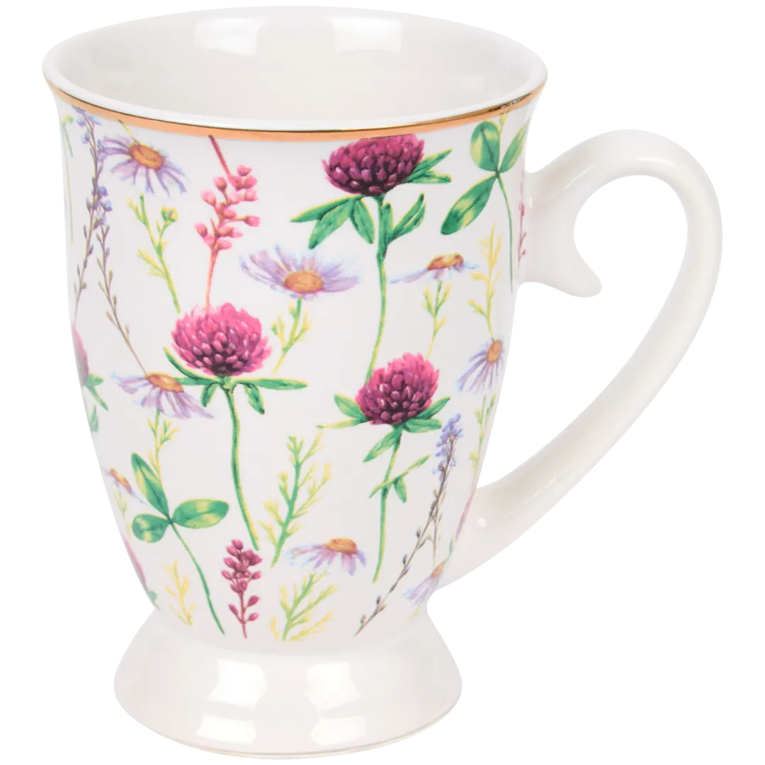 Kaffeetasse mit Blumenmotiv 1