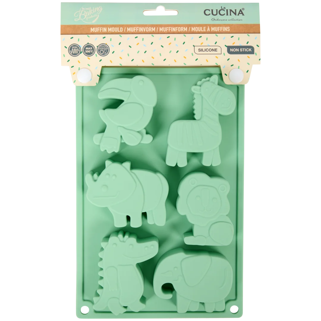 Molde de silicona para magdalenas La Cucina 1