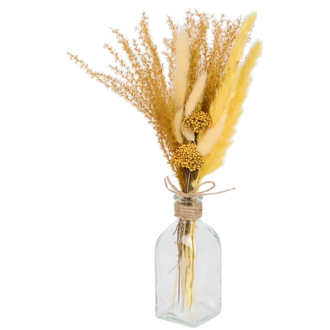 Trockenblumen im Glas 1