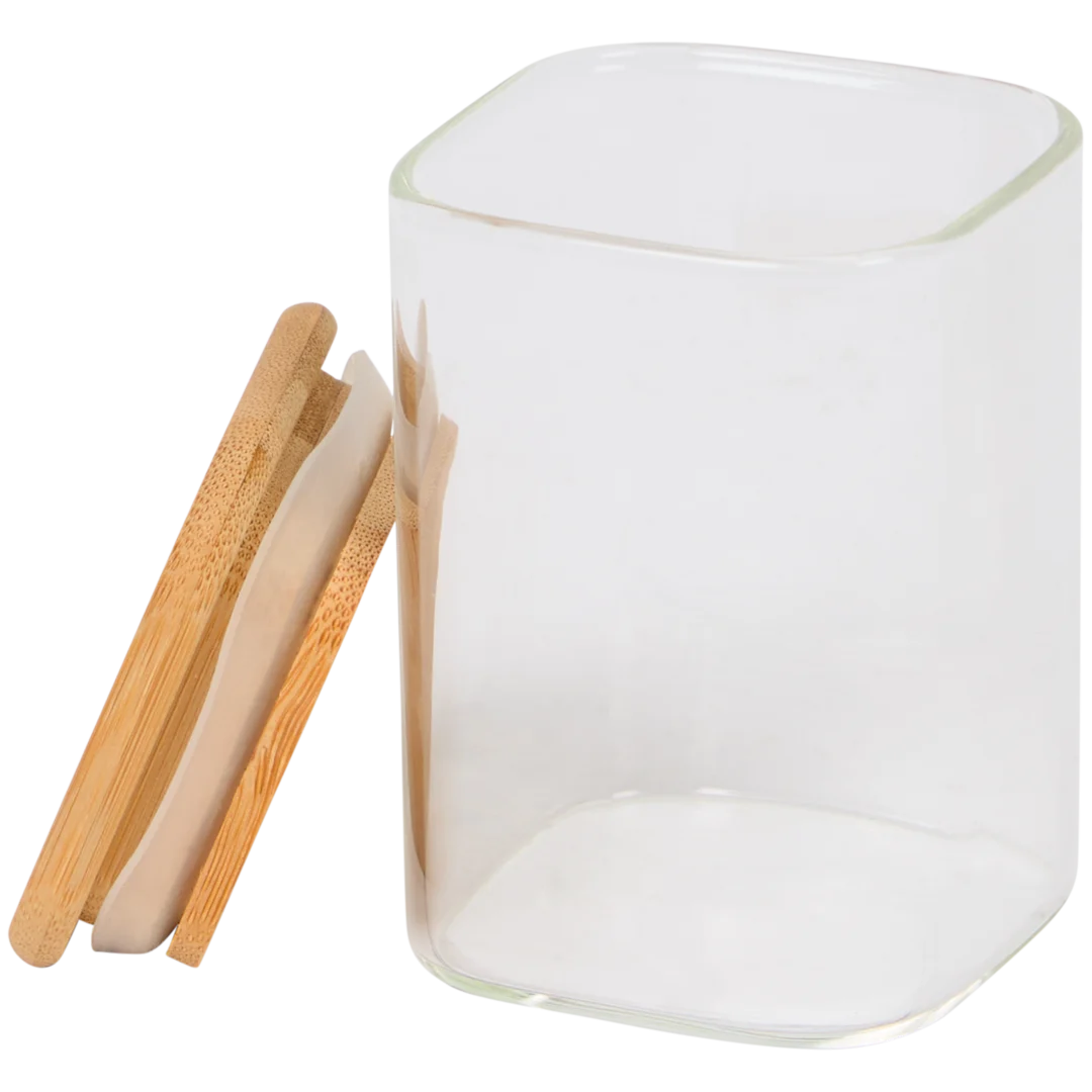 Słoiki z pokrywkami bambusowymi