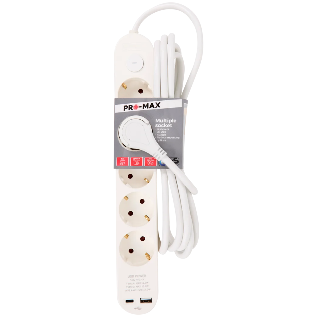 Pro-max stekkerdoos 3