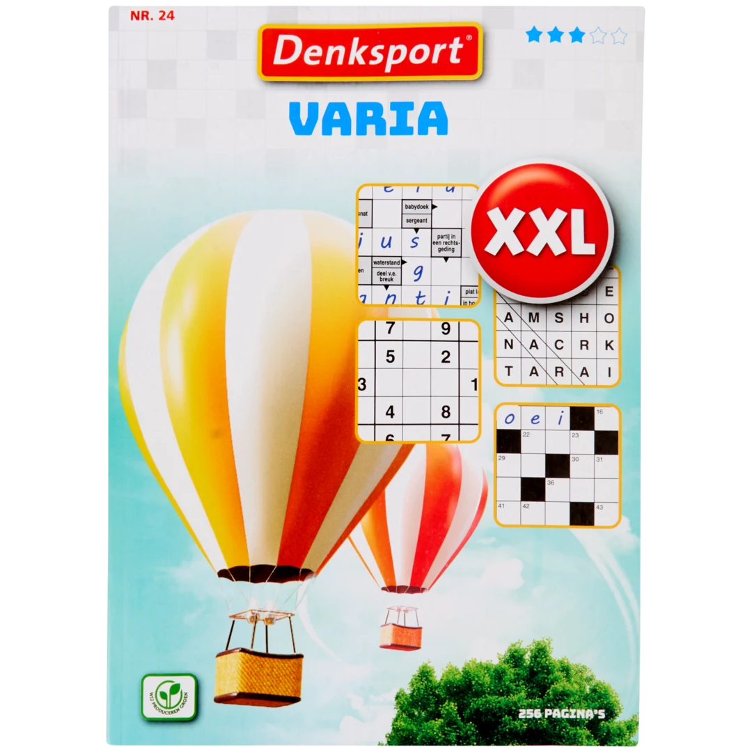 Denksport puzzelboek XXL