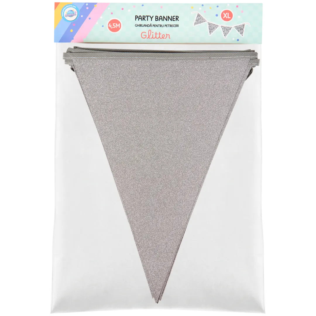 Bandierine con glitter Party Universe