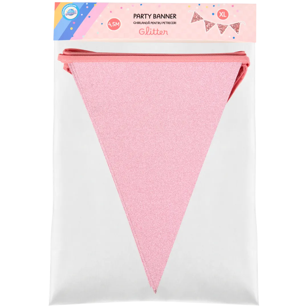 Bandierine con glitter Party Universe