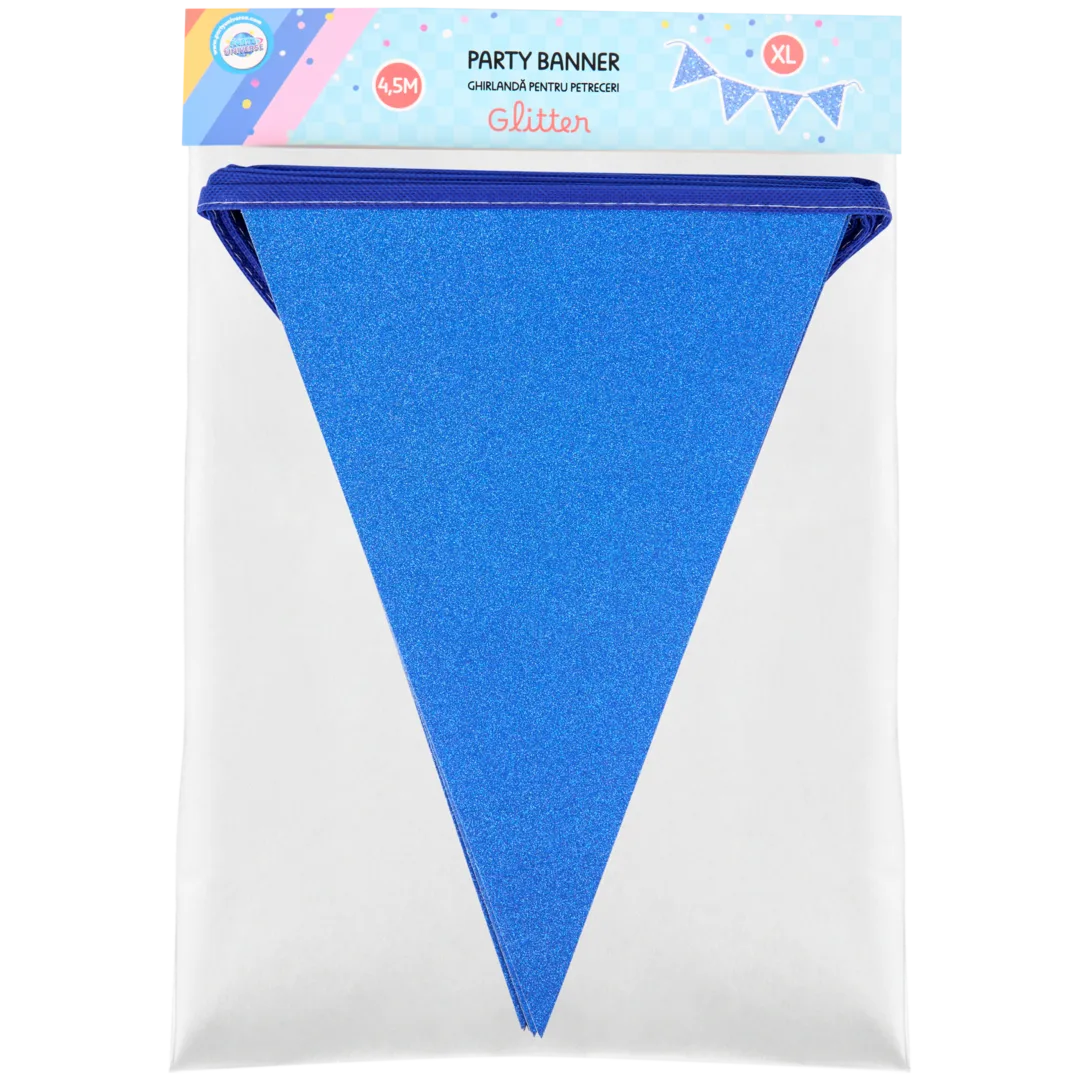 Bandierine con glitter Party Universe