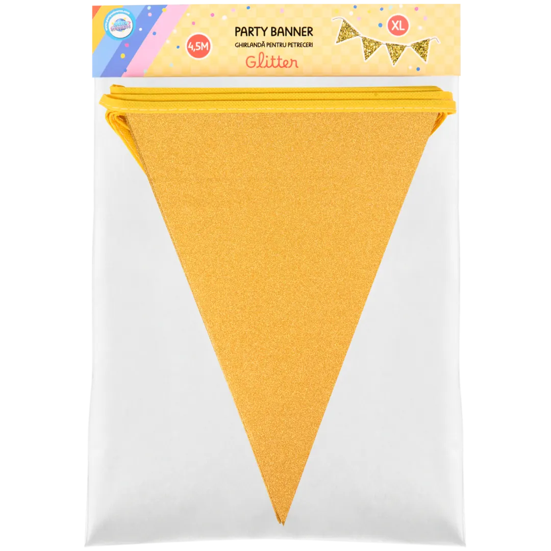 Bandierine con glitter Party Universe