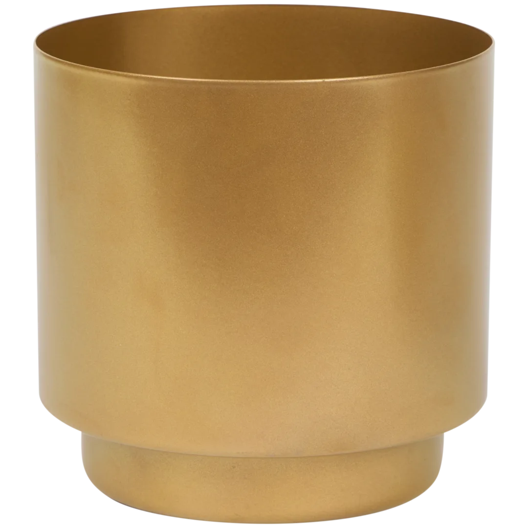 Blumentopf aus Metall