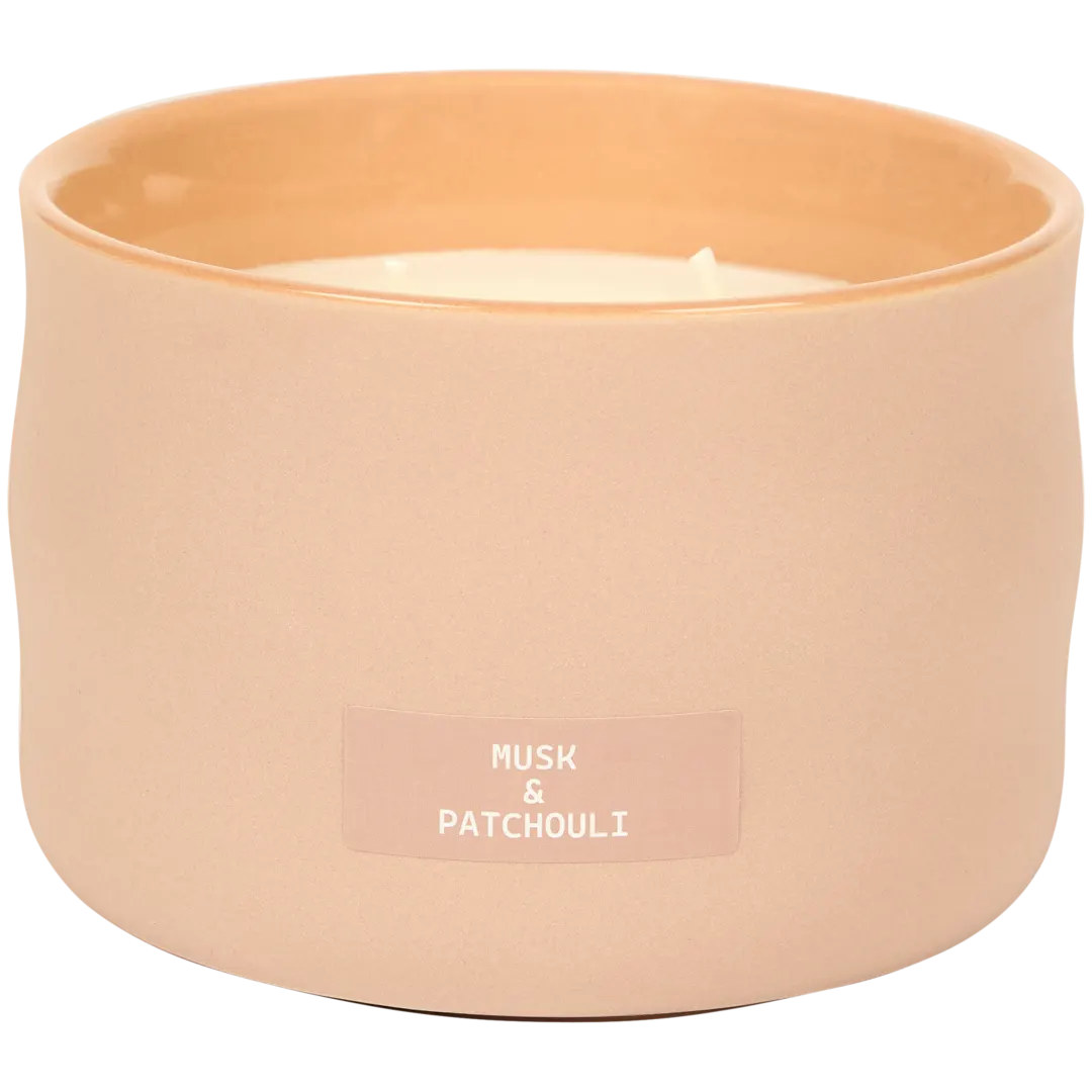 Candela profumata in vaso