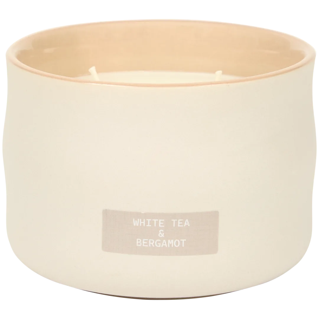 Candela profumata in vaso