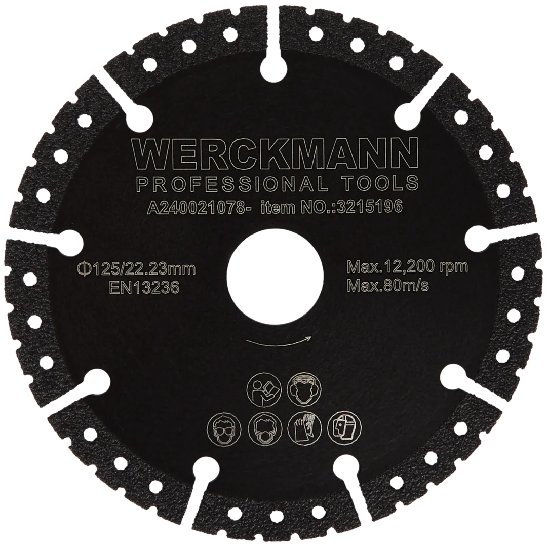Disco de lixa multifuncional Werckmann
