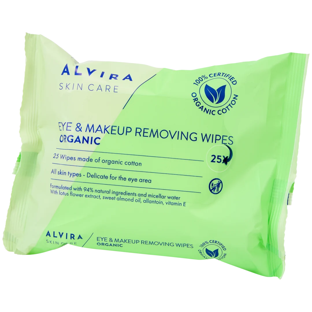 Toalhitas de limpeza facial Alvira