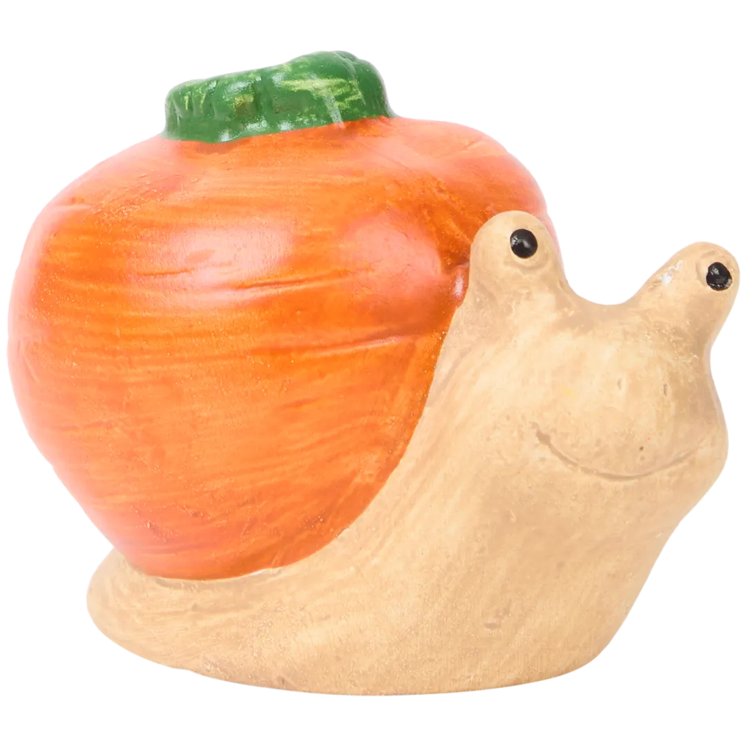 Mini terracotta tuinbeeldje