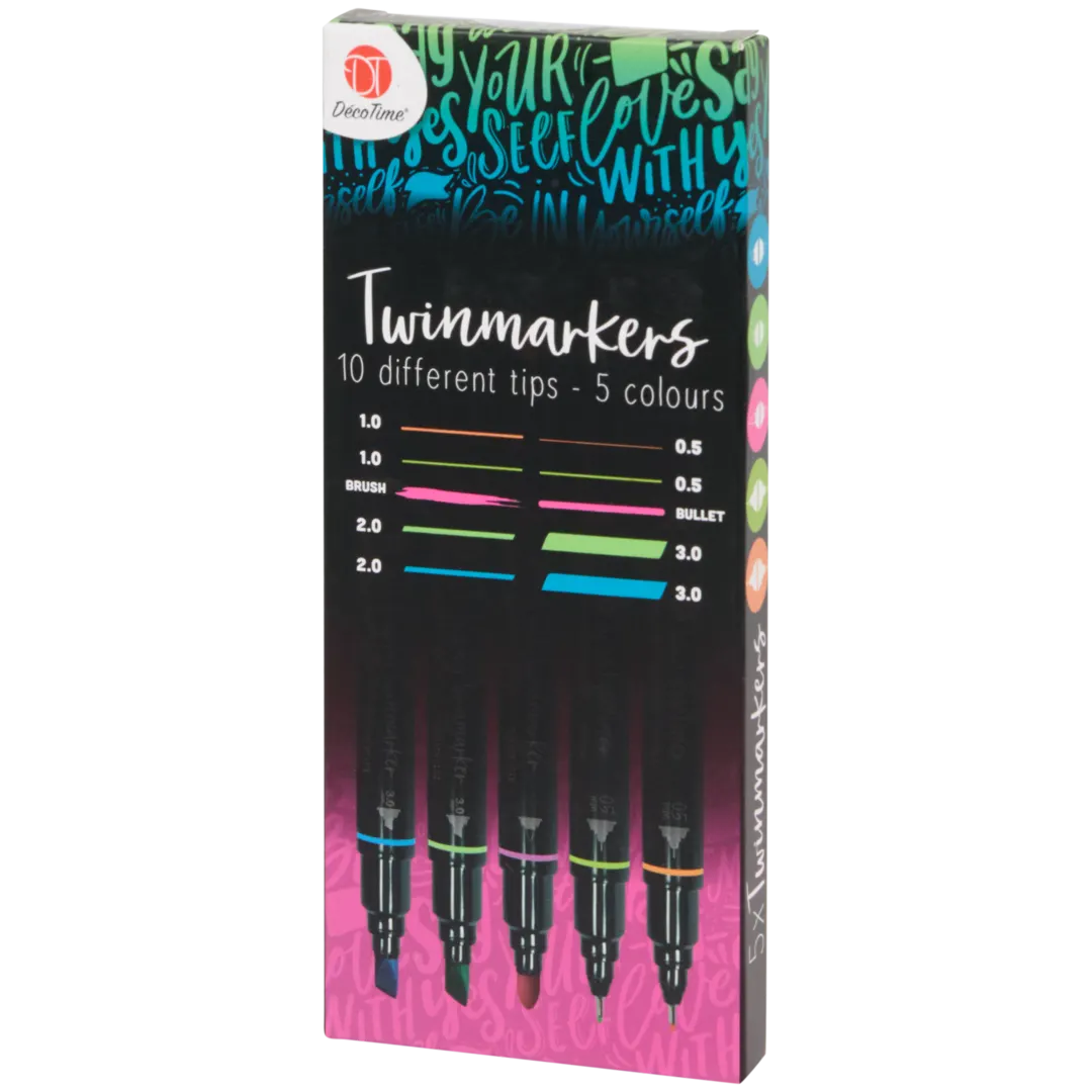 Marqueurs double pointe DécoTime