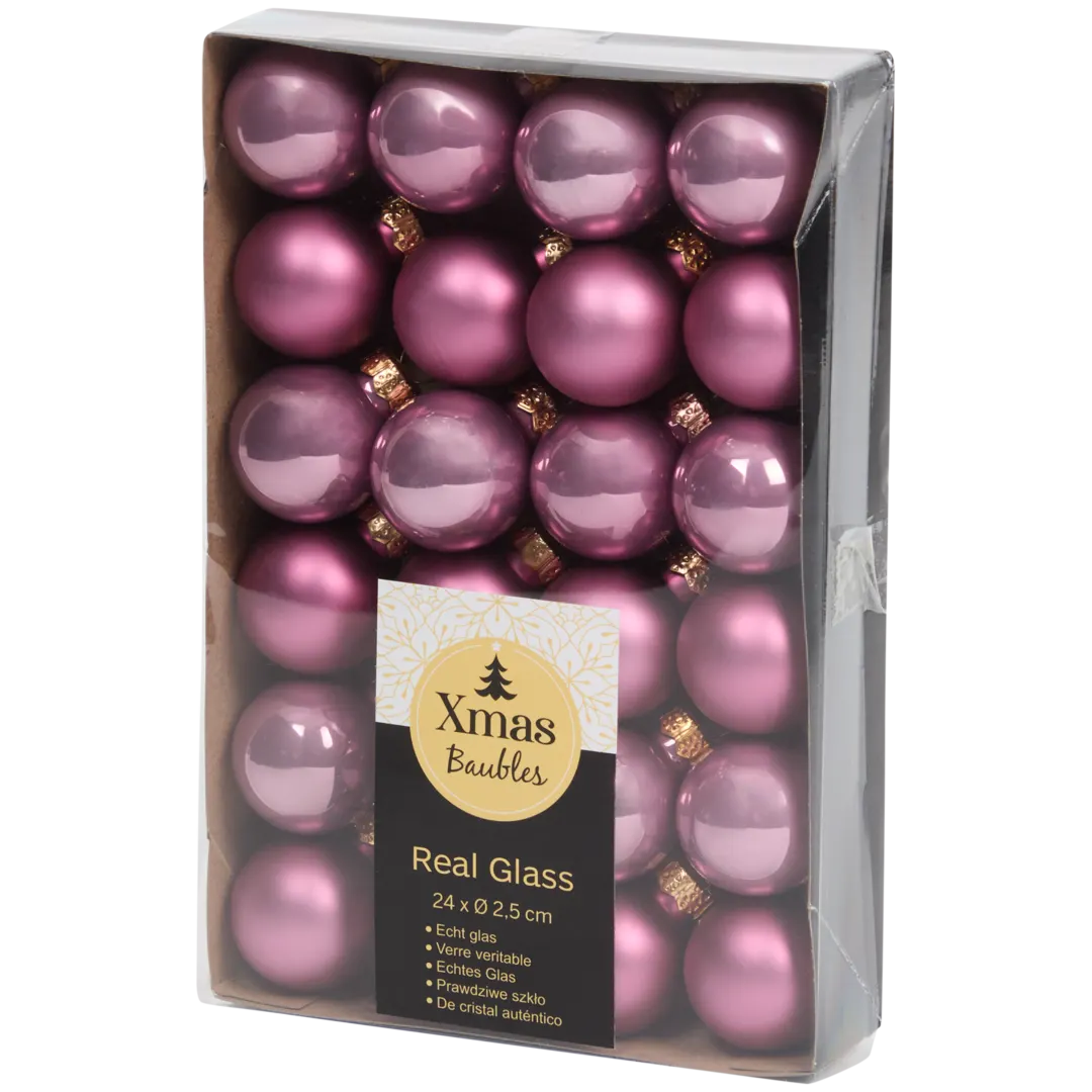 Mini bombki choinkowe 1