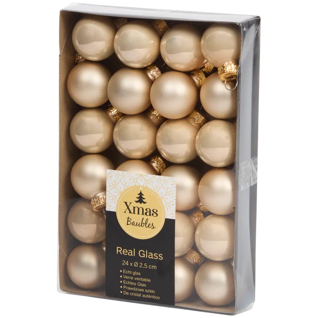 Mini bombki choinkowe 4