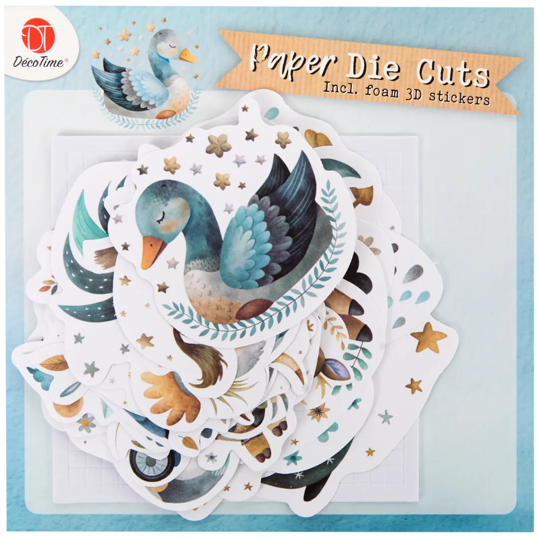 Papierowe figurki z naklejkami 3D DécoTime 7