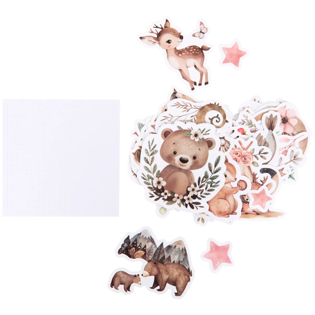 Papierowe figurki z naklejkami 3D DécoTime 2