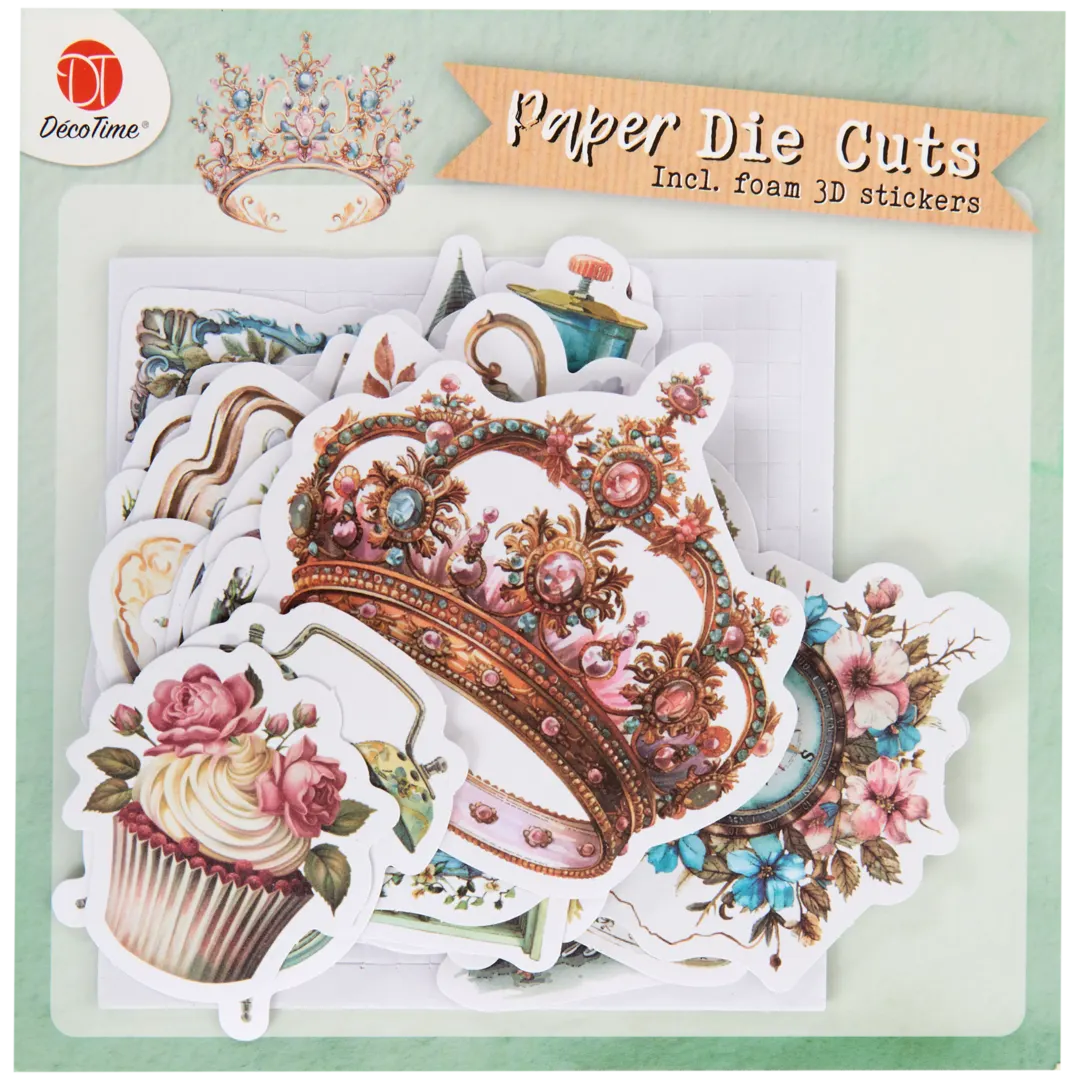 Papierowe figurki z naklejkami 3D DécoTime 5