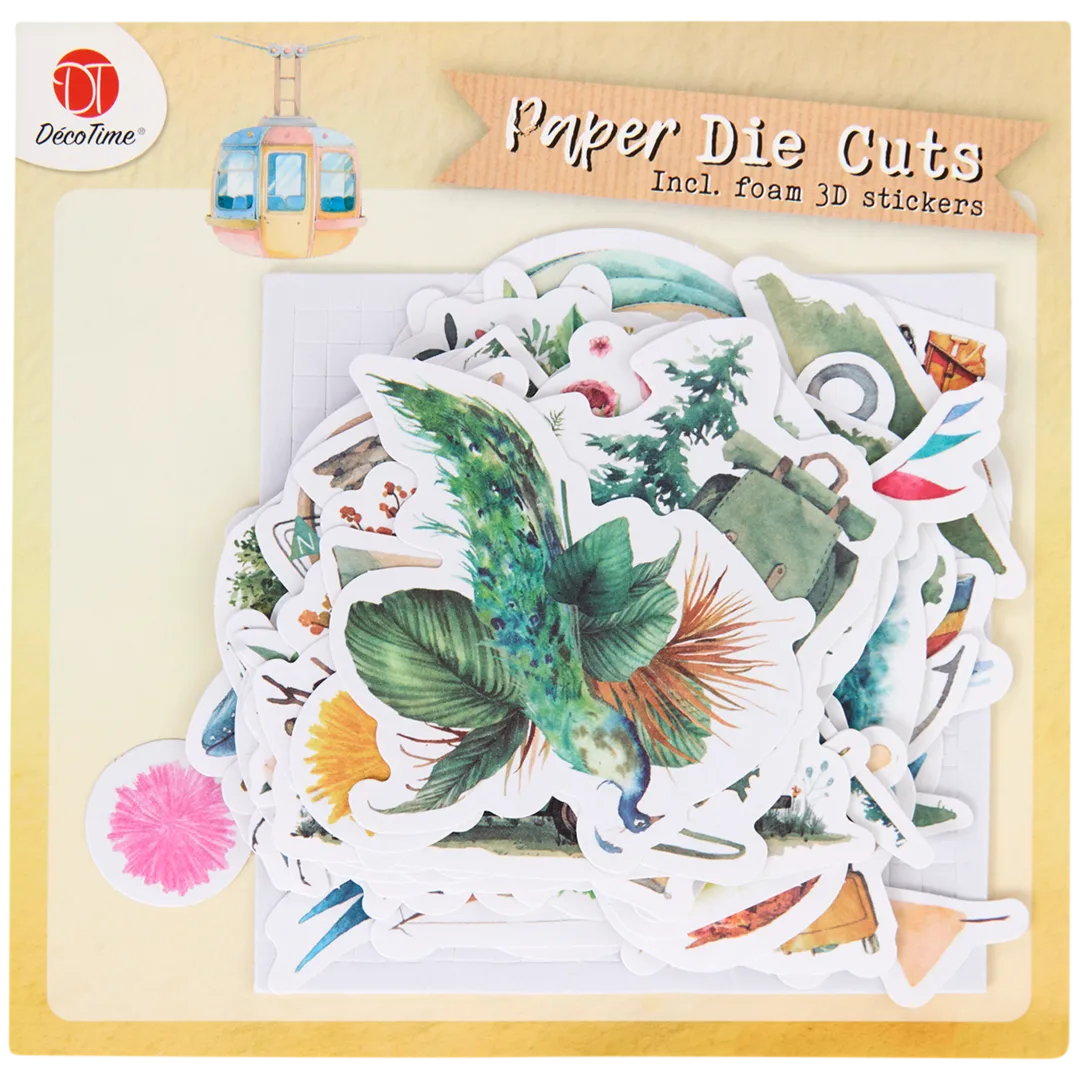 Papierowe figurki z naklejkami 3D DécoTime 4
