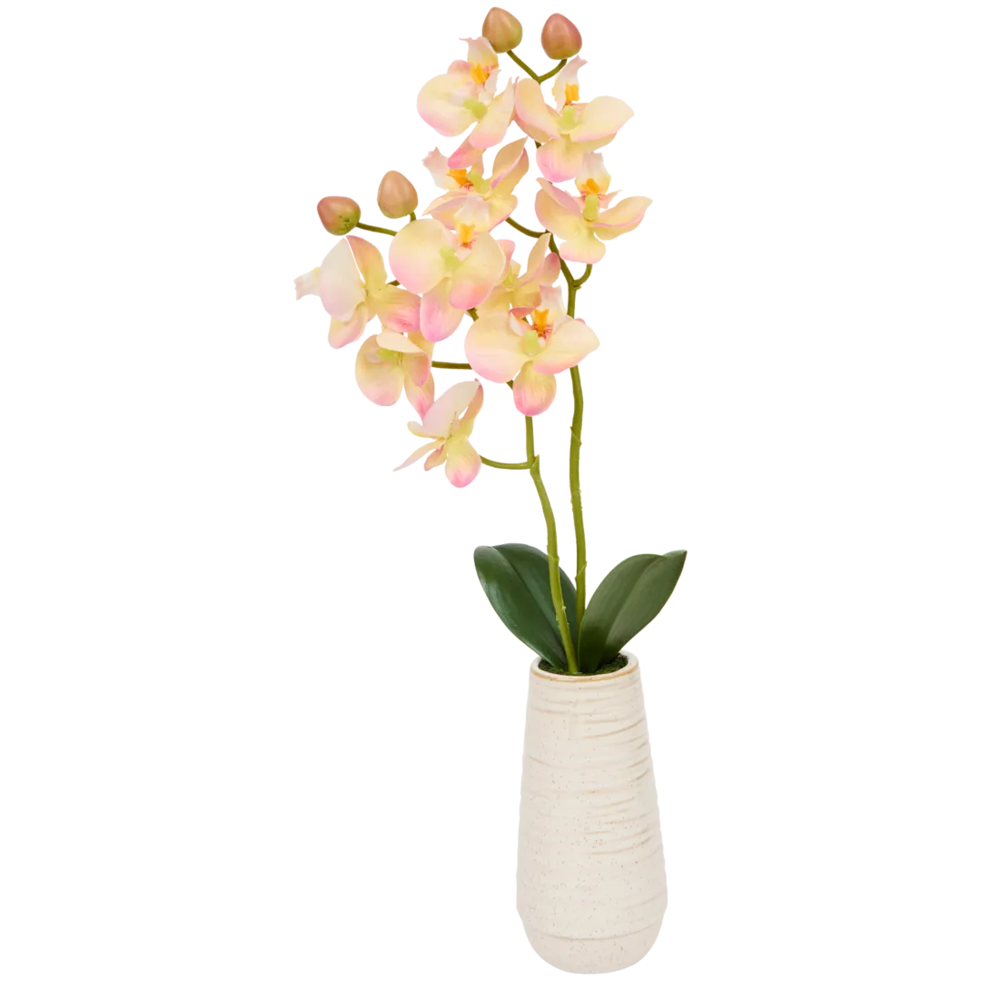 Orchidée artificielle dans un vase 3