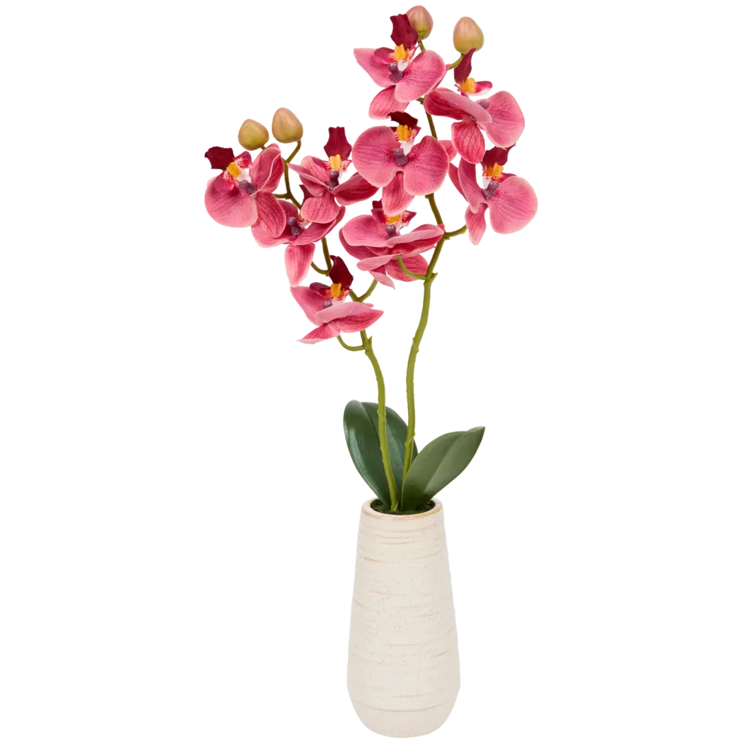 Orchidée artificielle dans un vase 1