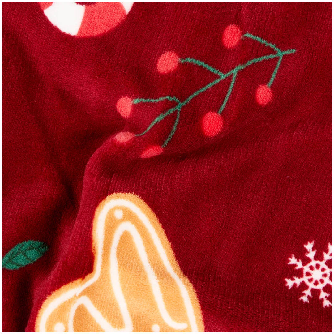 Pled ze świątecznym wzorem