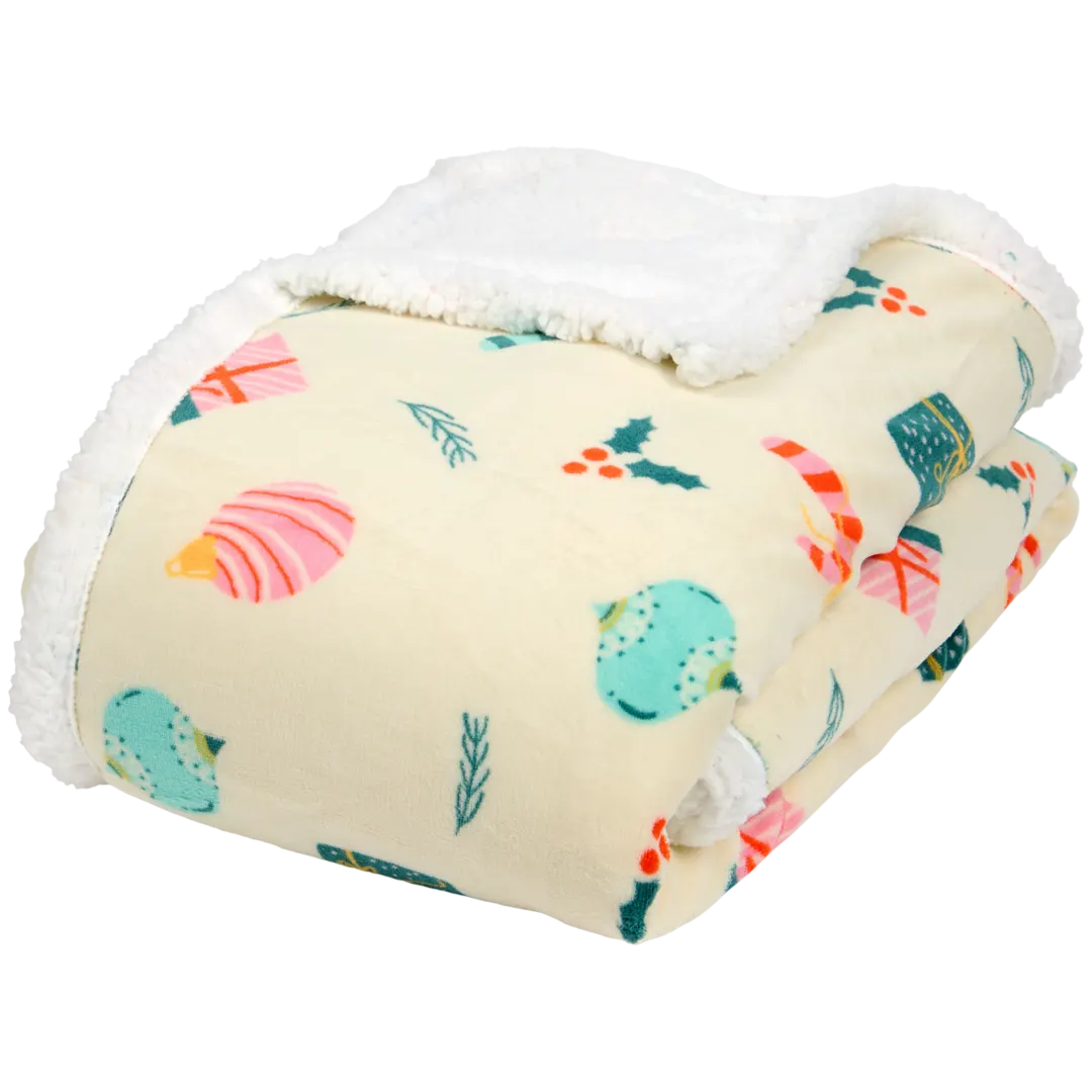 Pled ze świątecznym wzorem