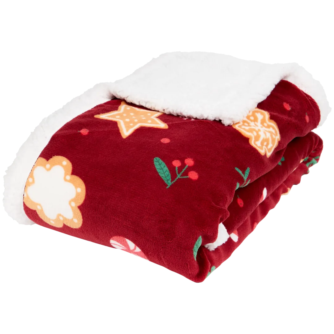 Pled ze świątecznym wzorem