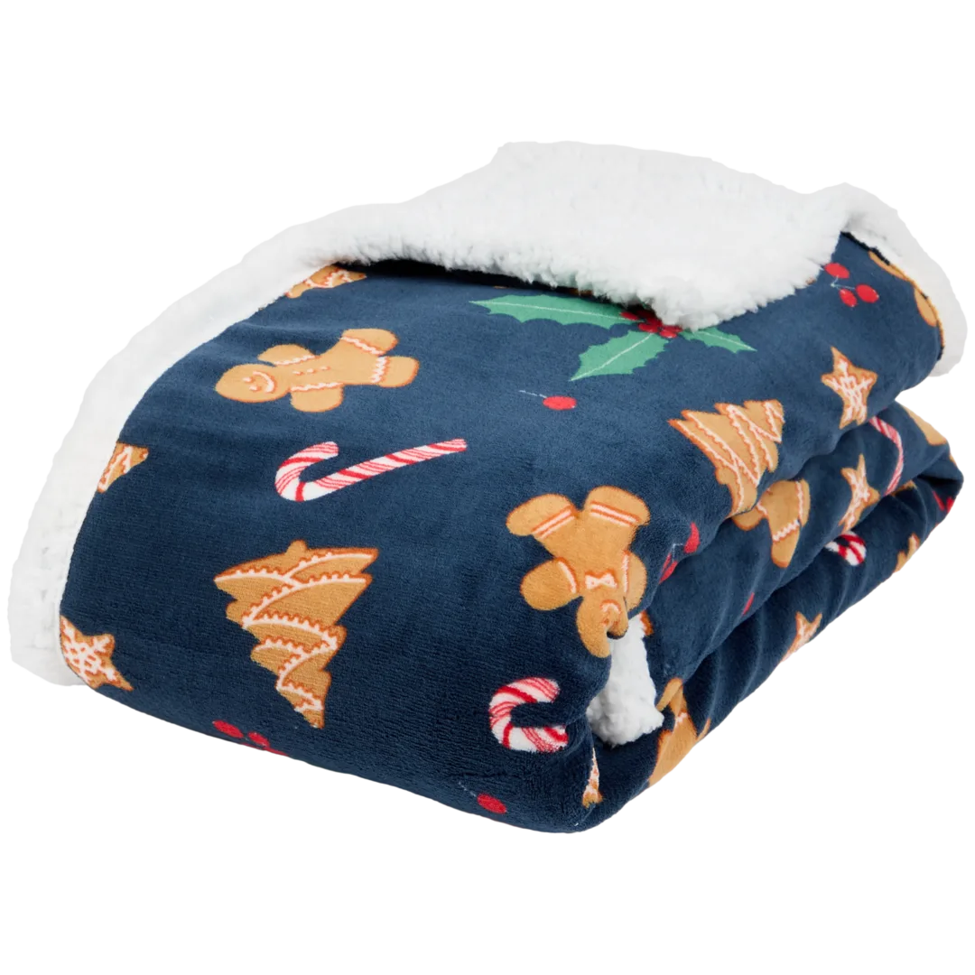 Pled ze świątecznym wzorem