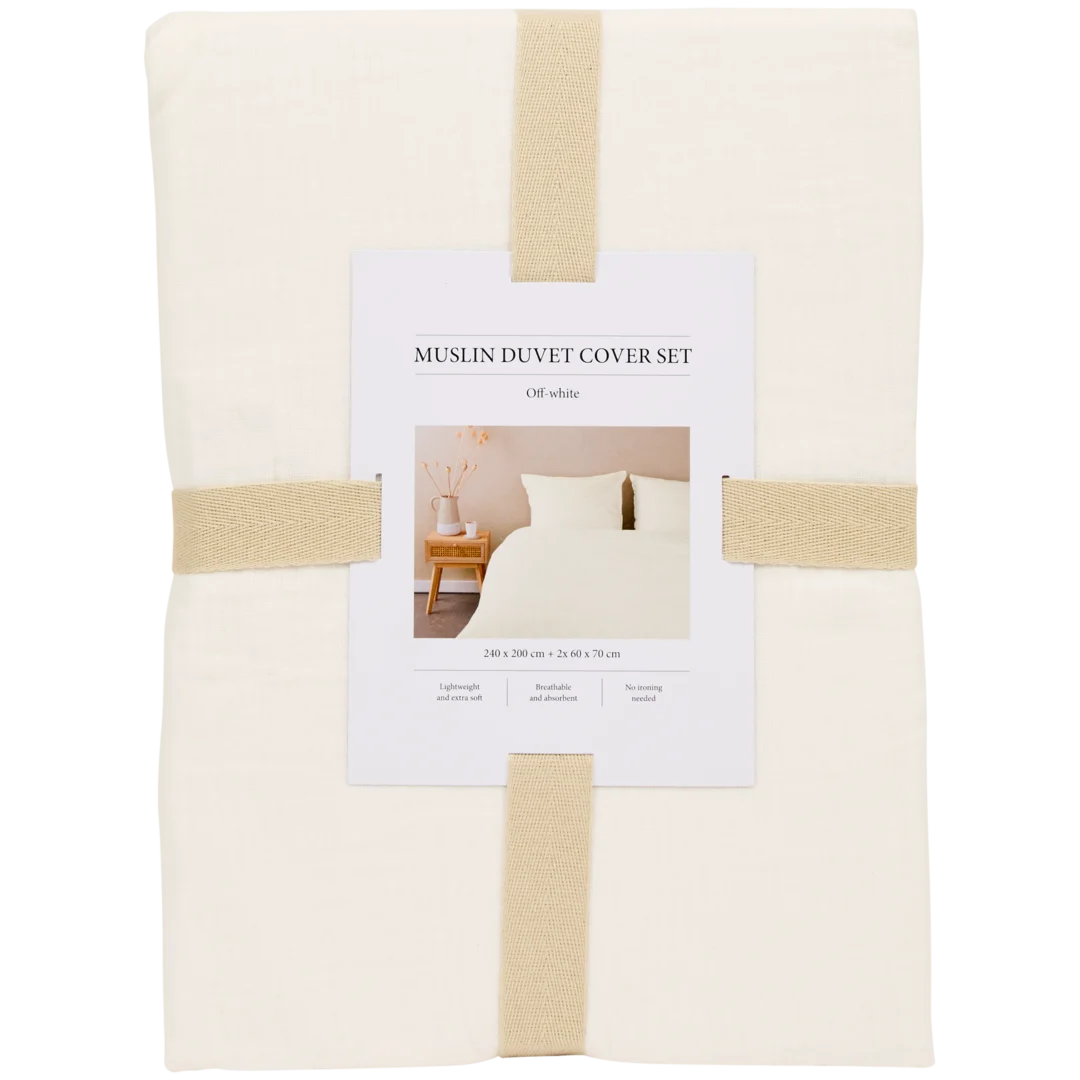 Housse de couette en mousseline 3