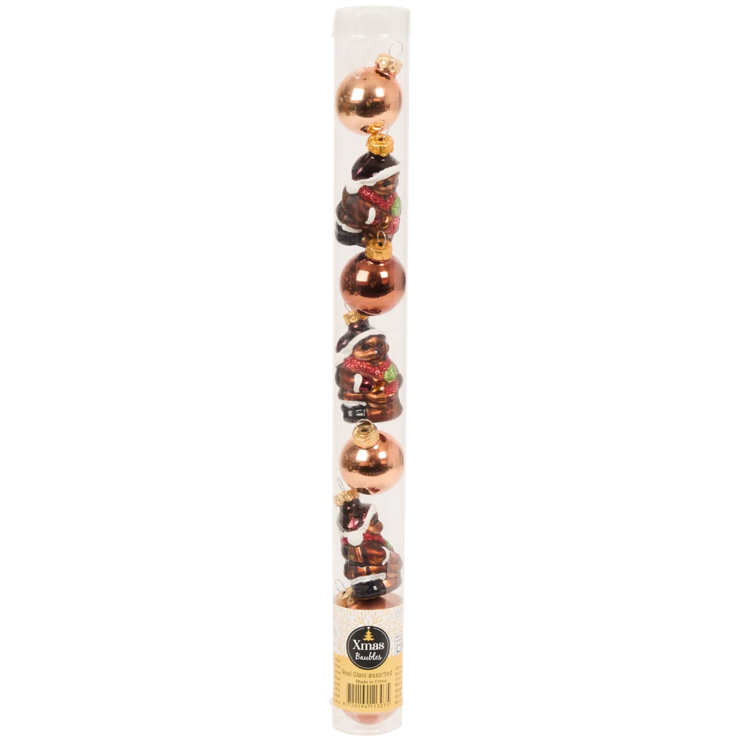 Glazen mini-kerstfiguren 4