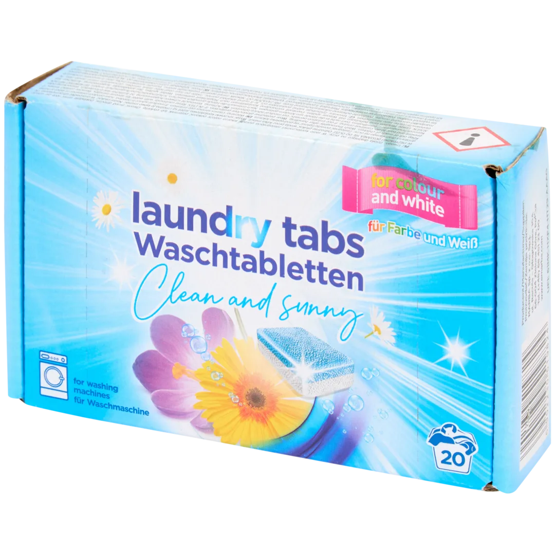 Waschmitteltabs Clean & Sunny