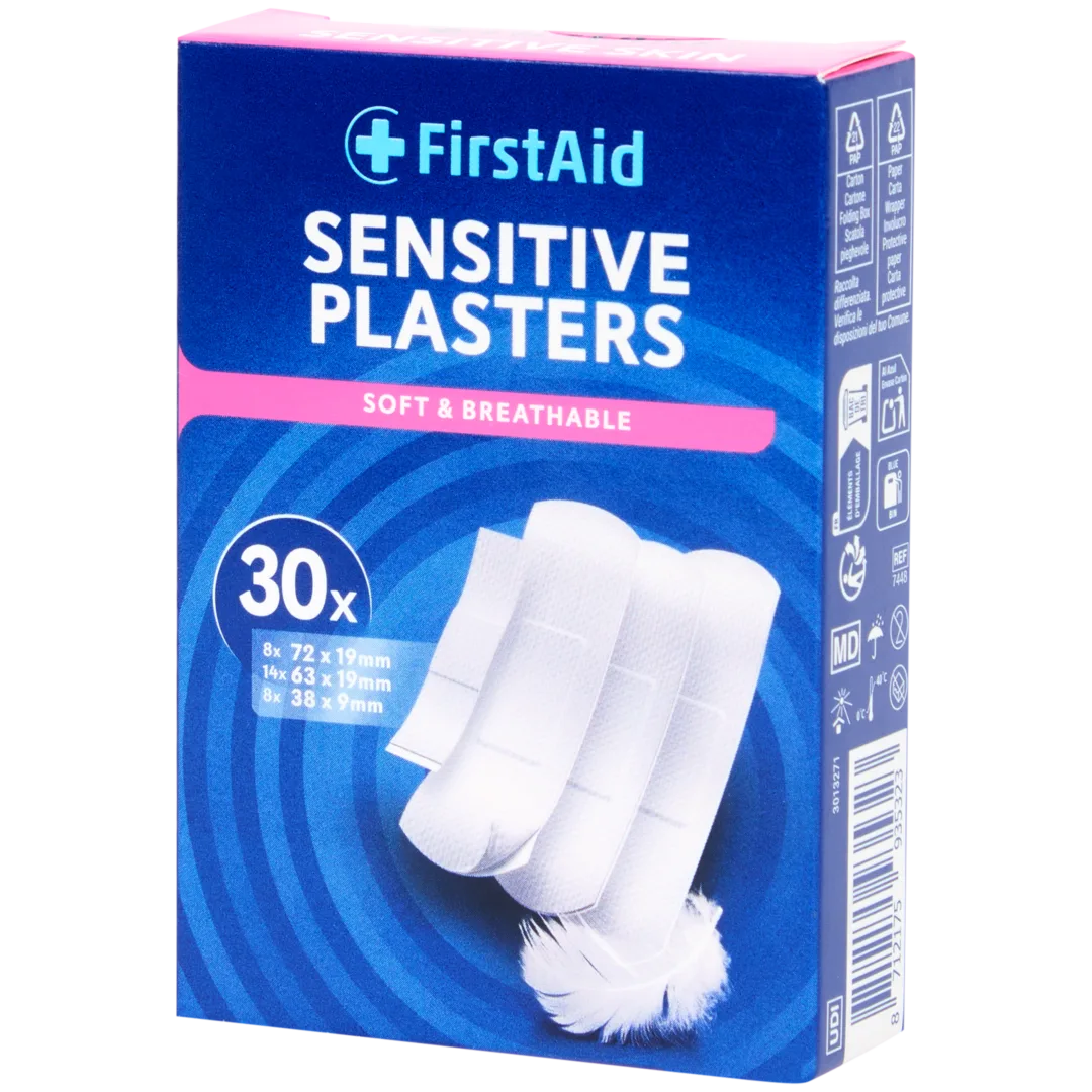 First Aid pleisterstrips Sensitive 1