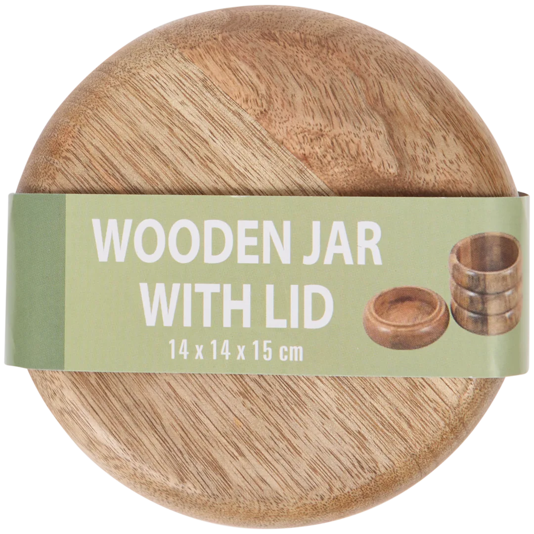 Holzdose mit Deckel 3