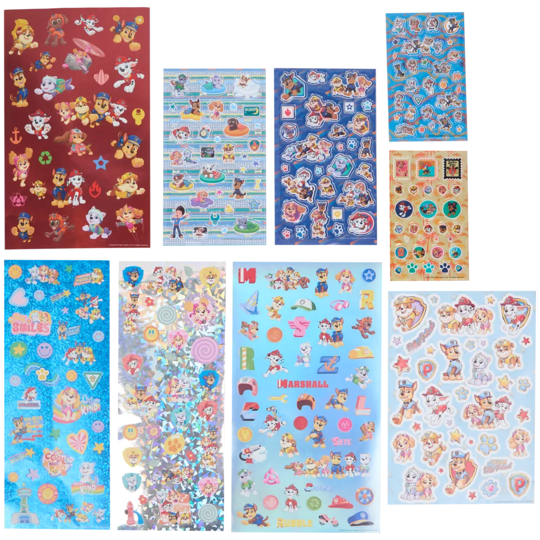 Feuilles d'autocollants