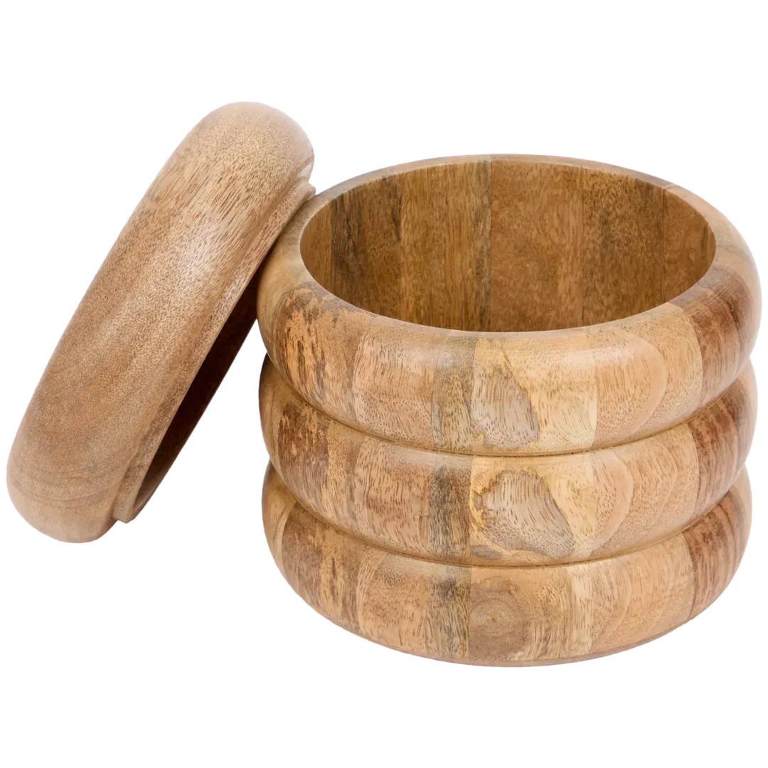 Holzdose mit Deckel 1