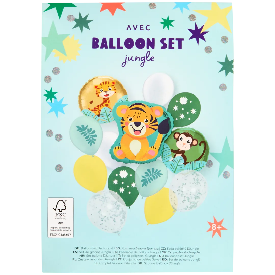 Juego de globos temáticos 5