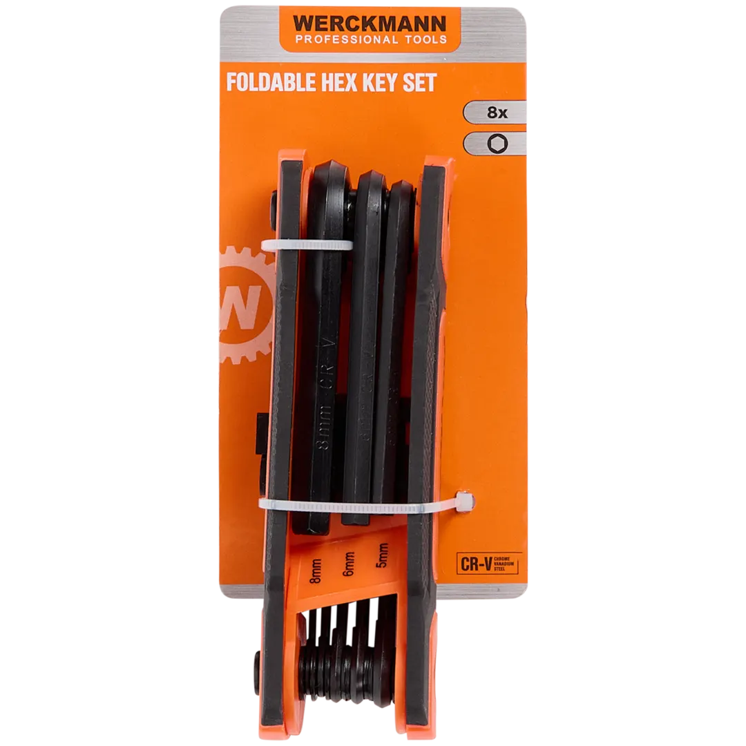Werckmann opvouwbare inbus- of torxsleutelset
